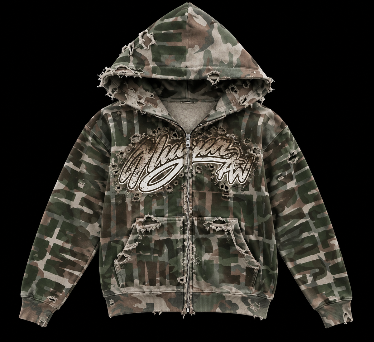 WAR ON LOVE ZIP UP